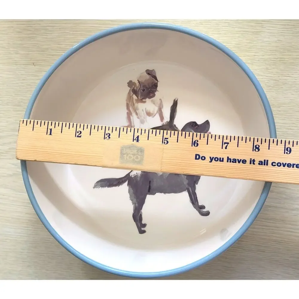 Dog Bowl-TAG-Ceramic-Large-Various Dog Breeds-